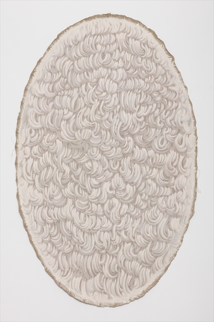 zonder titel, 2020, tempera op linnen, 163 x 101 cm - Tinus Vermeersch