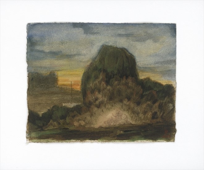 untitled, 2014, watercolor on paper, 15 x 12 cm - Tinus Vermeersch