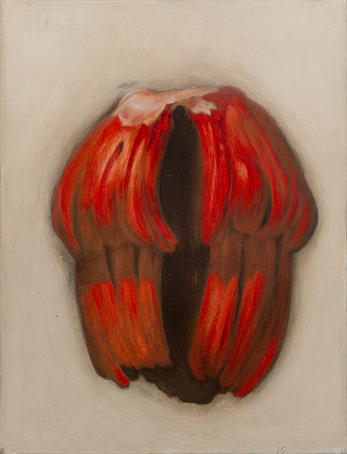 Tegumen, 2015, oil on panel, 27,5 x 23 cm - Tinus Vermeersch
