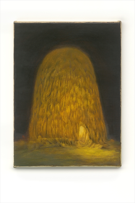 zonder titel, 2023, olie op linnen op paneel, 41 x 30 cm - Tinus Vermeersch