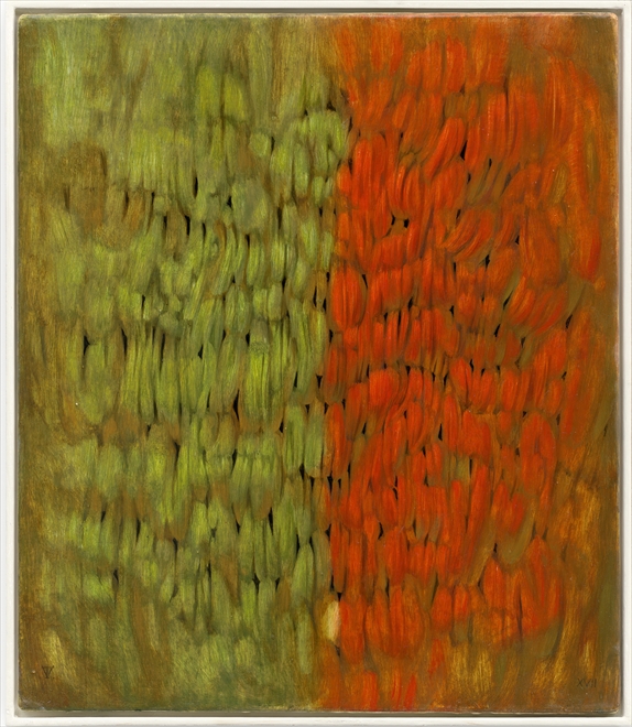 zonder titel, 2017, olie op paneel, 38 x 32,7 cm - Tinus Vermeersch