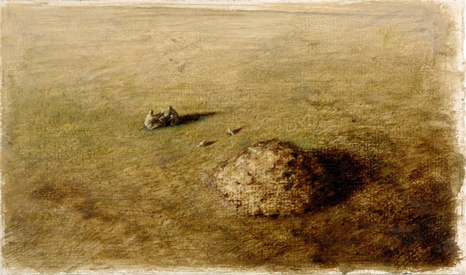 untitled, 2007 , tempera on paper, 13 x 21,5 cm - Tinus Vermeersch
