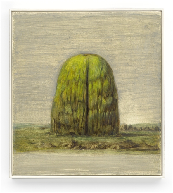 zonder titel, 2017, olie op paneel, 40 x 37 cm - Tinus Vermeersch