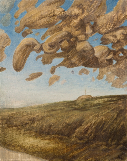 zonder titel, 2015, olie op paneel, 27,5 x 23 cm - Tinus Vermeersch
