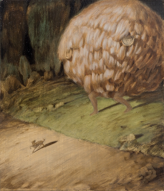 untitled, 2015, oil on panel, 27,5 x 24 cm - Tinus Vermeersch